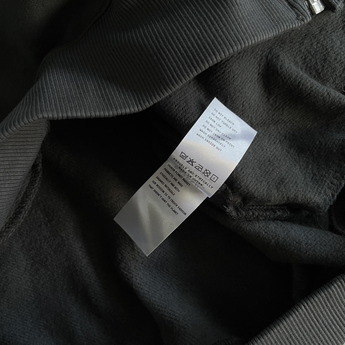 Broken P Skeleton Zip Up Hoodie