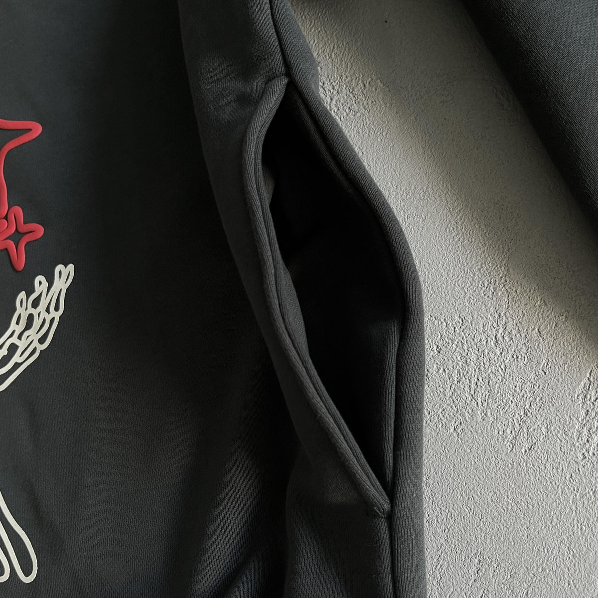 Broken P Skeleton Zip Up Hoodie
