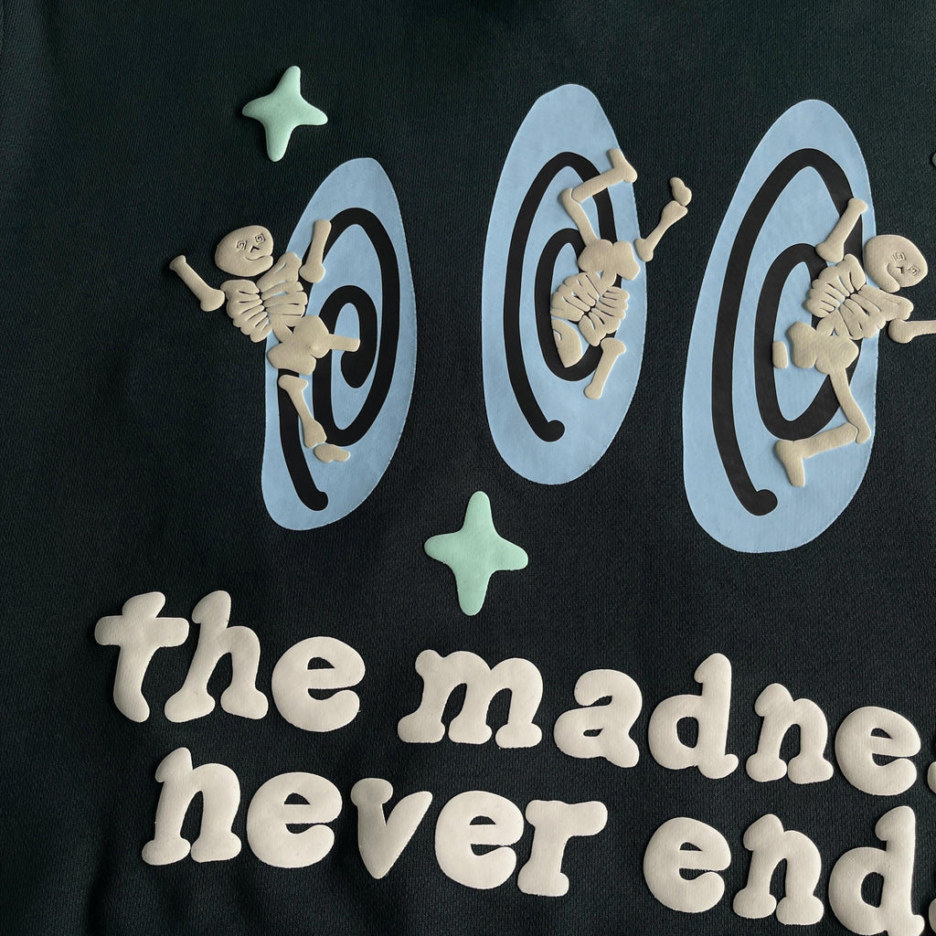 Broken P The Madness Never Ends Hoodie