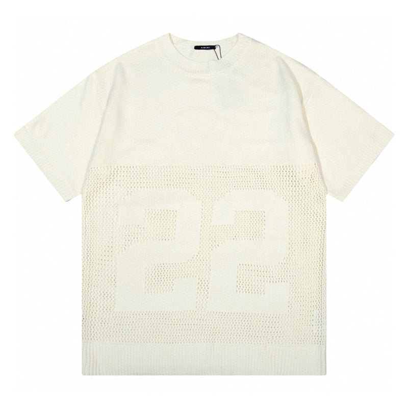 AMIRI Logo-Embossed Fine Knit Jumper