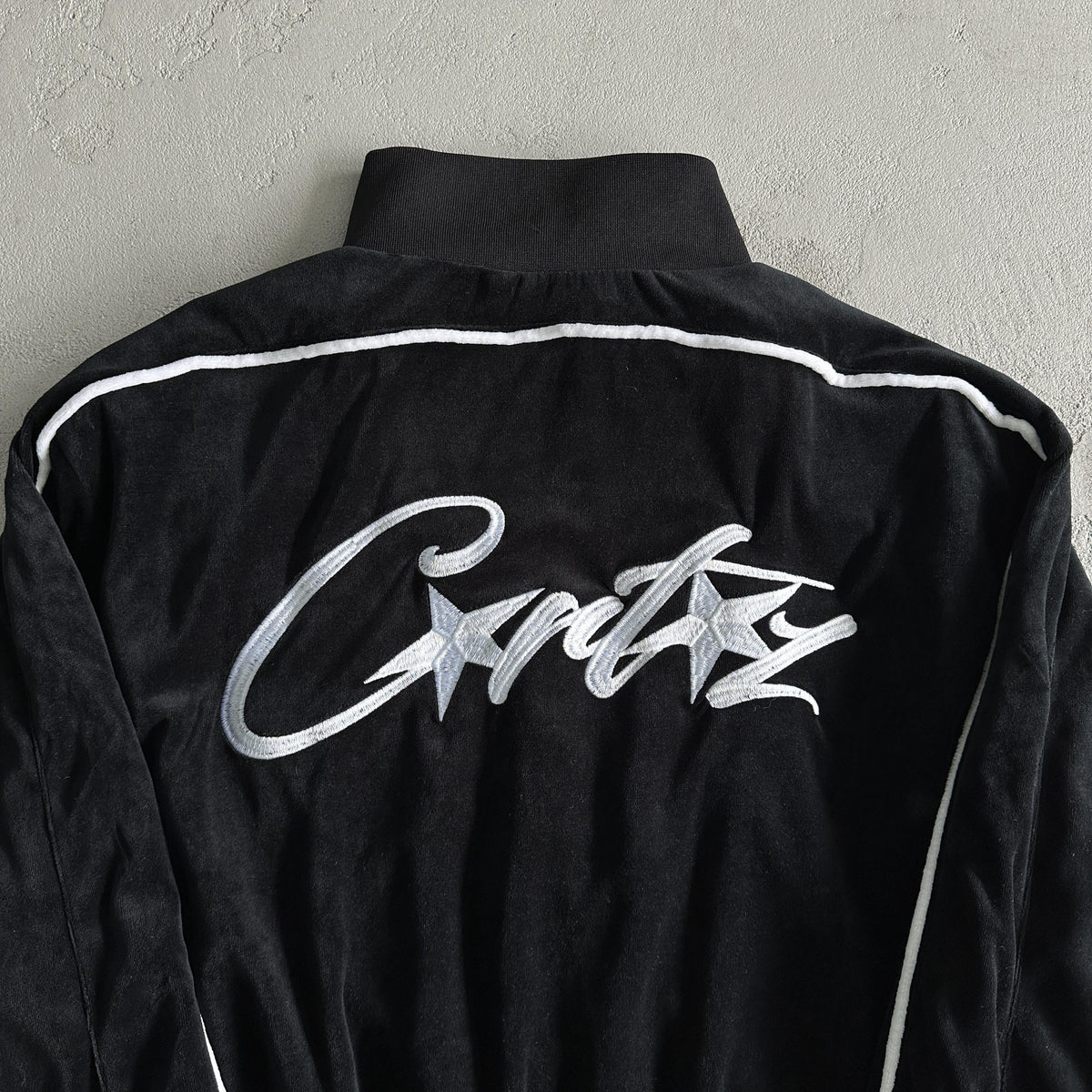Corteiz Velvet Jacket Black