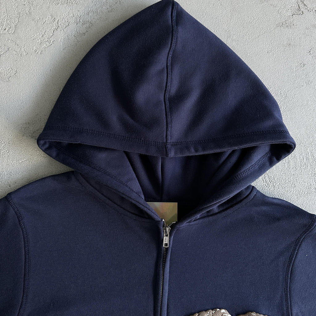 Corteiz Eagle Three-Dimensional Print Hoodie