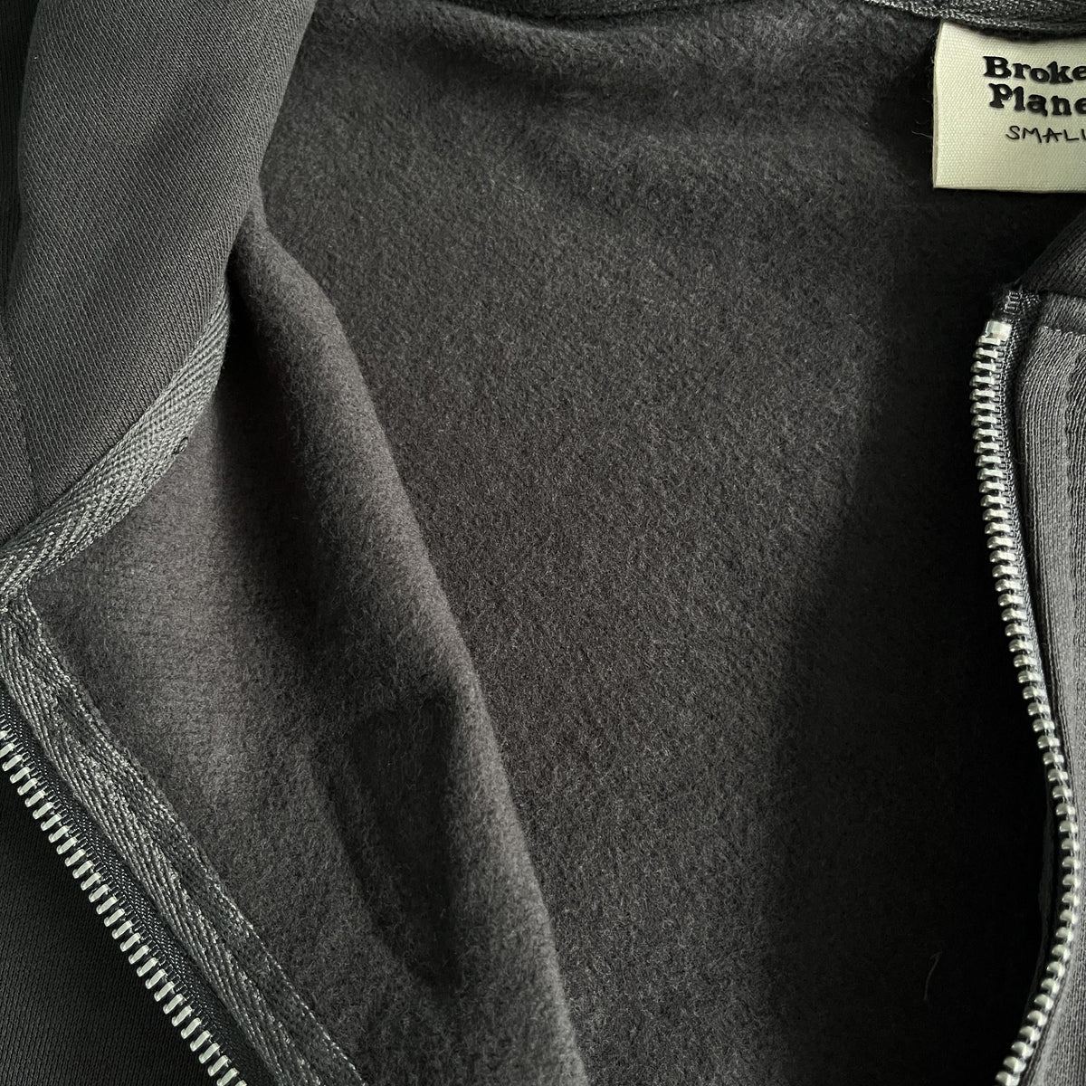 Broken P Double Zip Up Hoodie