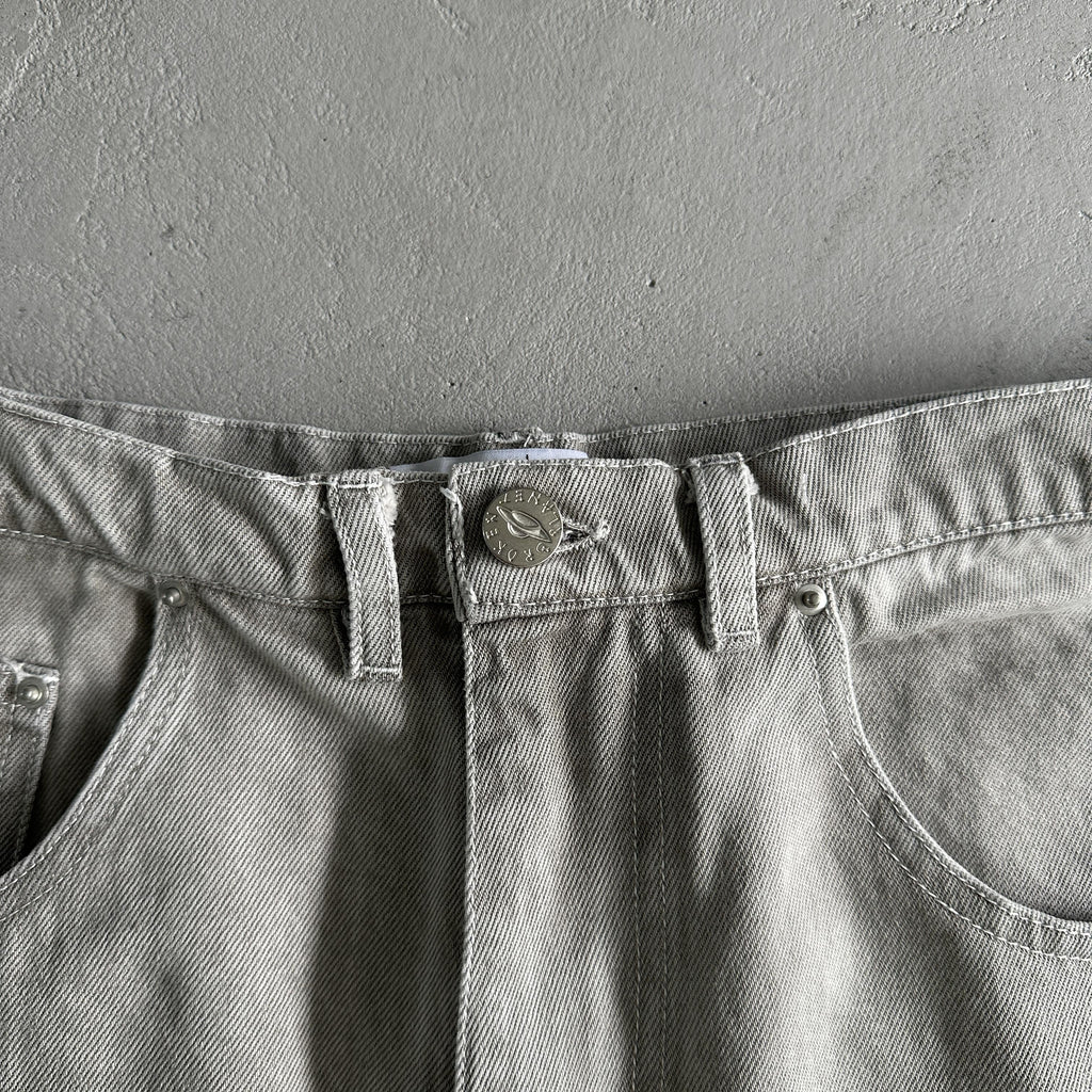 Broken P White Star Pants