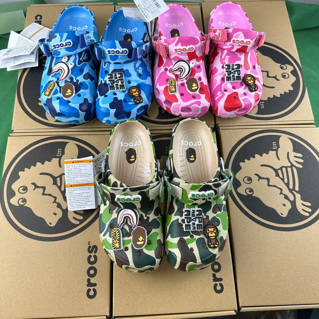 Crocs x Bape +4