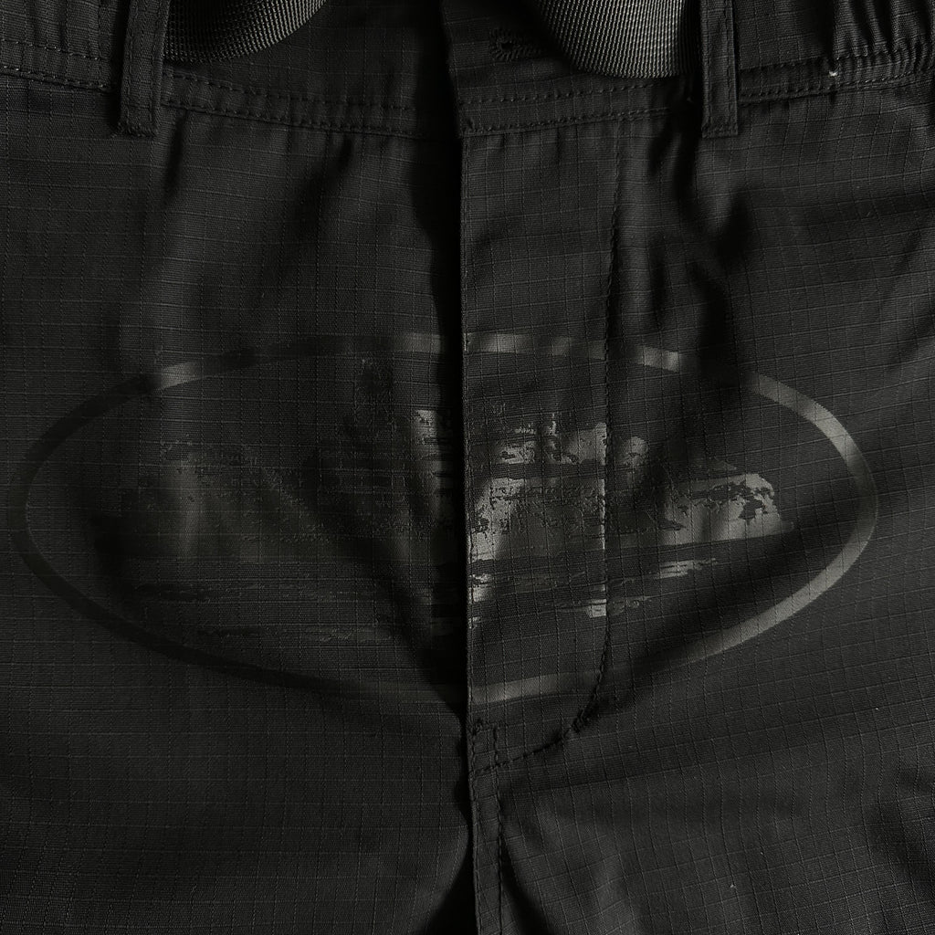 Corteiz Black Cargo Shorts