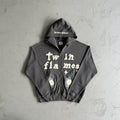 Broken P Twin Flames Zip Up Hoodie