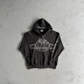 Broken P Zip Up Hoodie