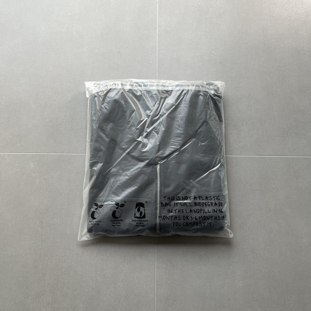 Broken P Planet Zip Up Hoodie Grey