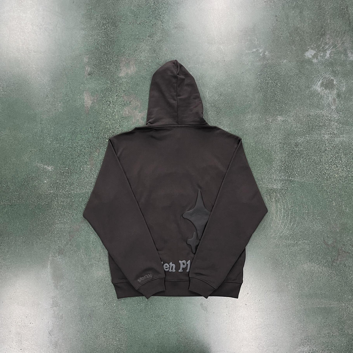 Broken P Heart Skull Hoodie