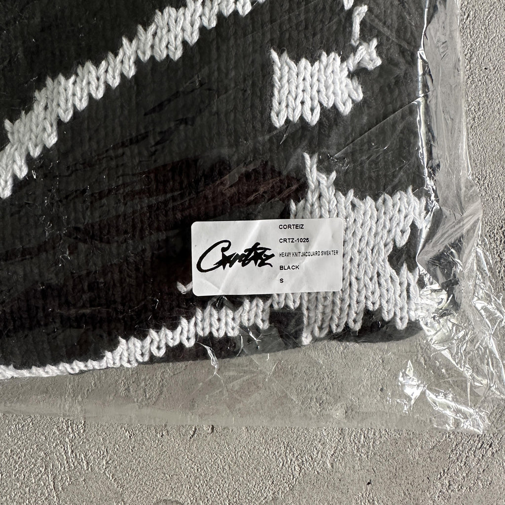 Corteiz heavy knit jacquard sweater