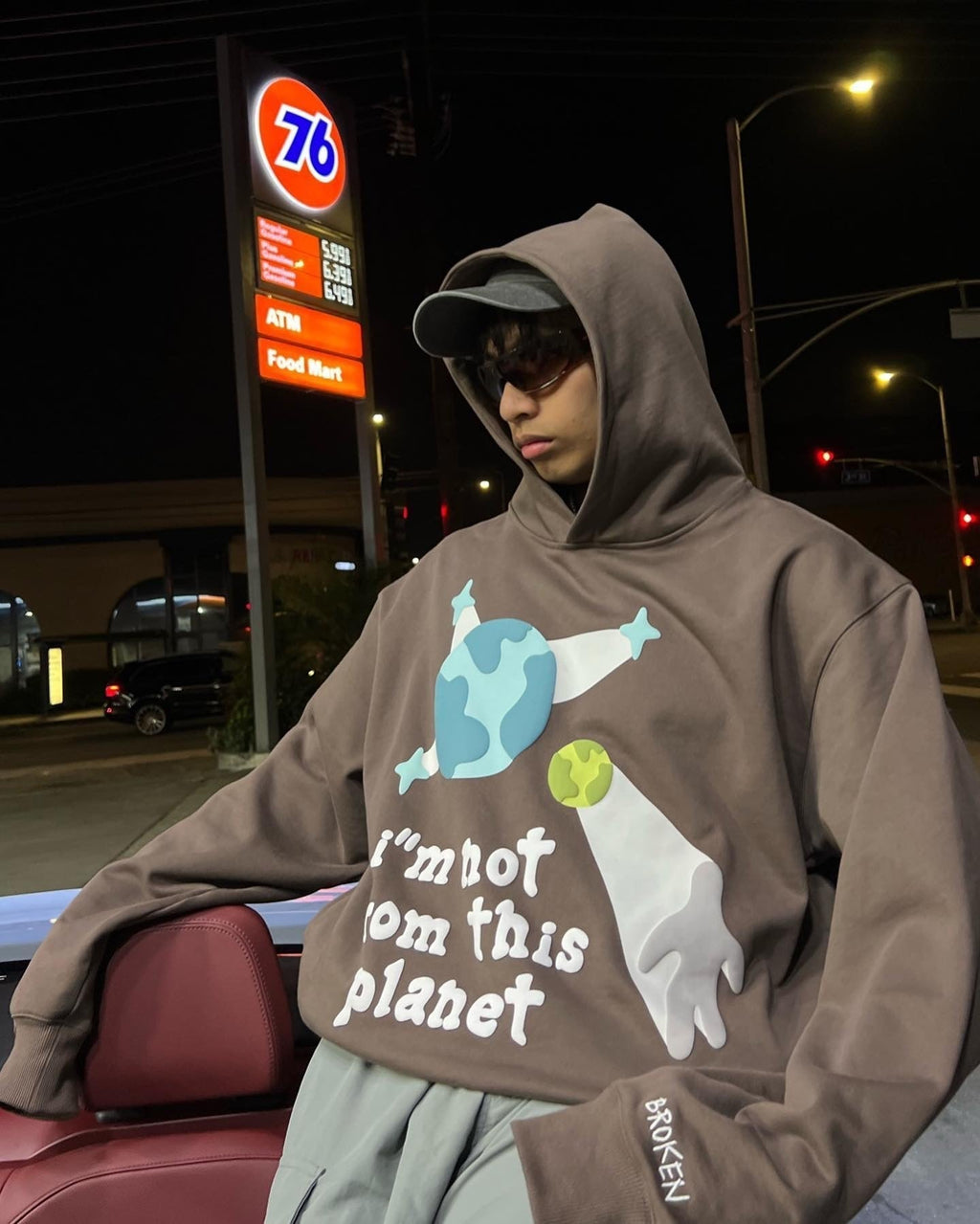Broken P Market Blue Planet Hoodie
