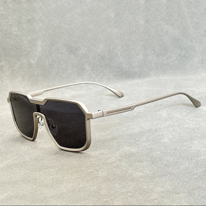 UV Protection Aviator Sunglasses ¨C Geometric Frame Shades | Milo