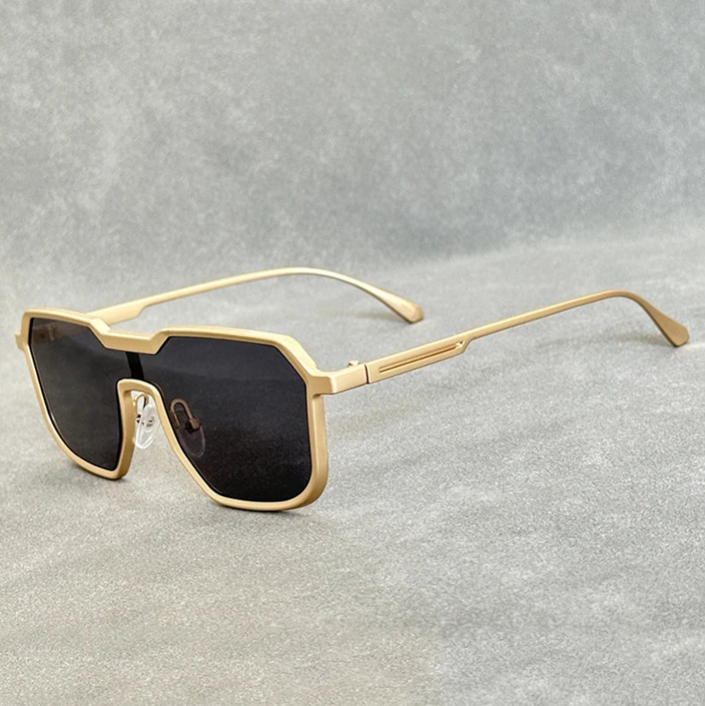 UV Protection Aviator Sunglasses ¨C Geometric Frame Shades | Milo