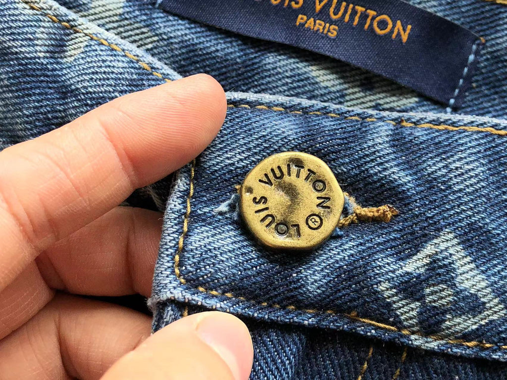 Supreme x Louis Vuitton Jacquard Denim 5-Pocket Jeans