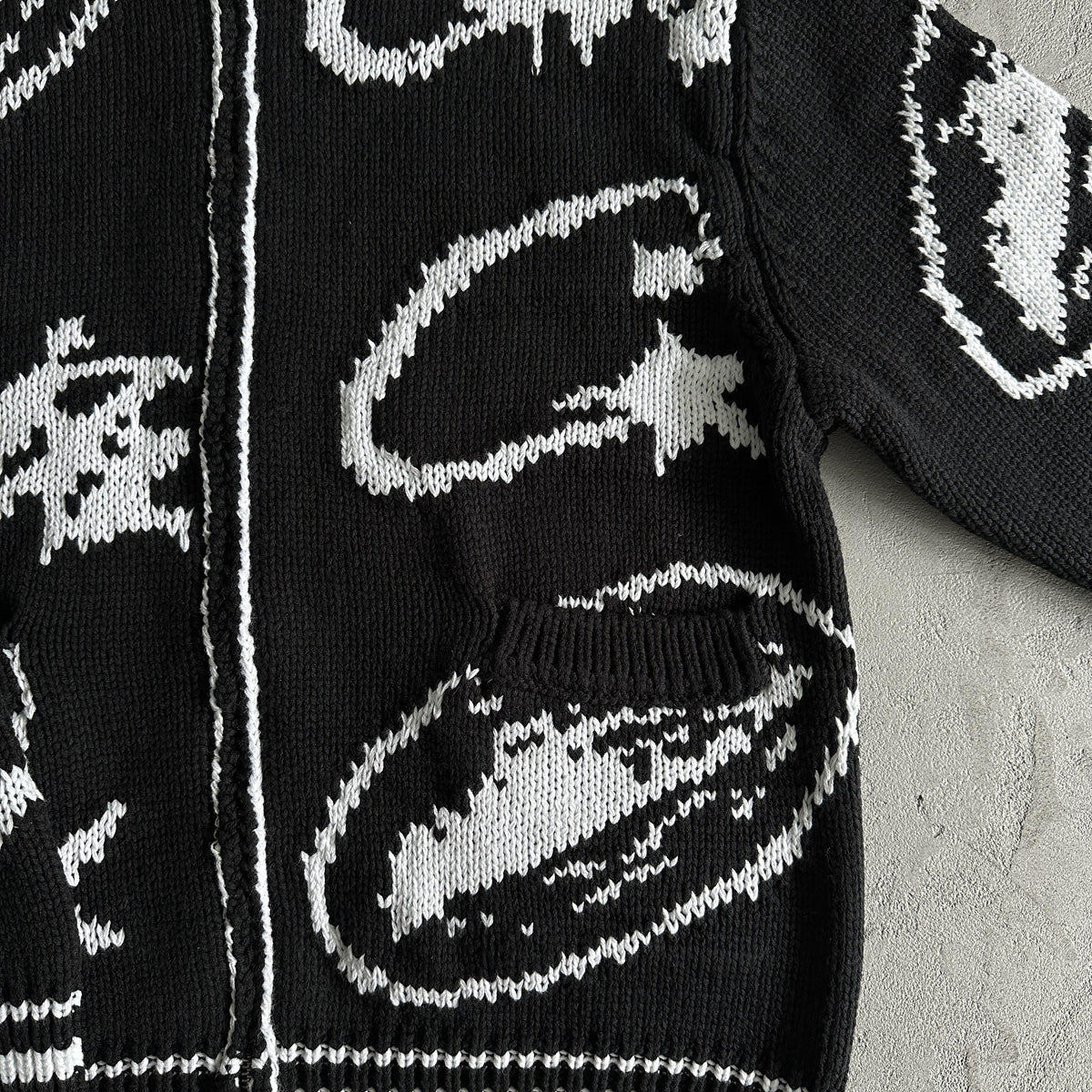 Corteiz heavy knit jacquard sweater