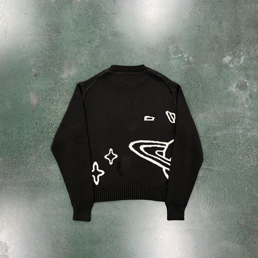 Broken P Knitted Sweater