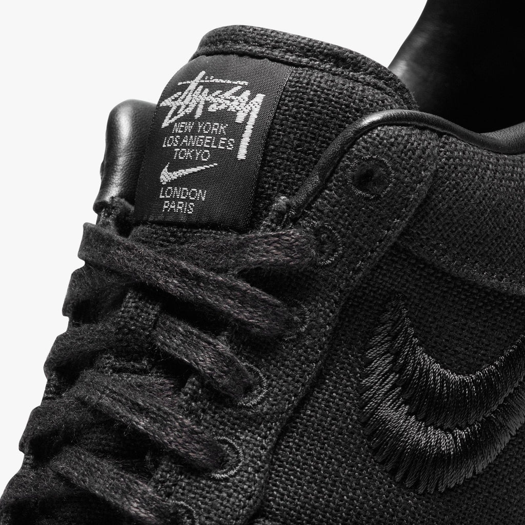 Nike x Stussy Air Force 1 Low Triple Black