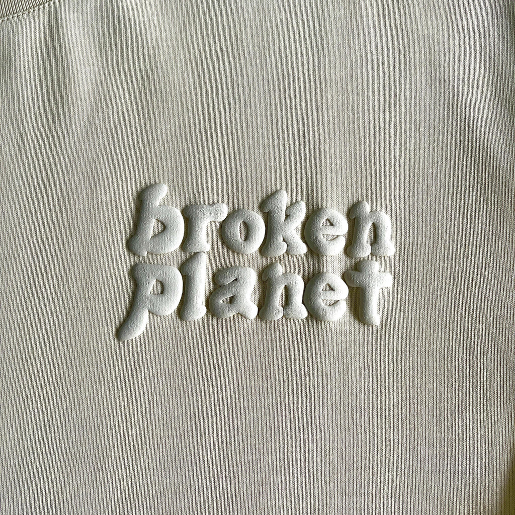 Broken P Basic Letter Short TShirt